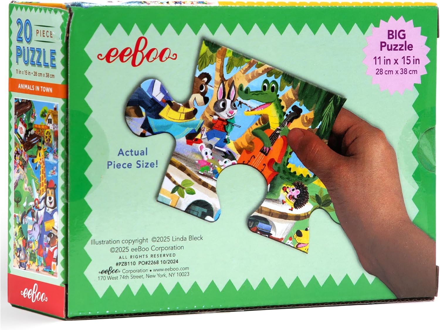 Animals in Town Puzzle 20pc