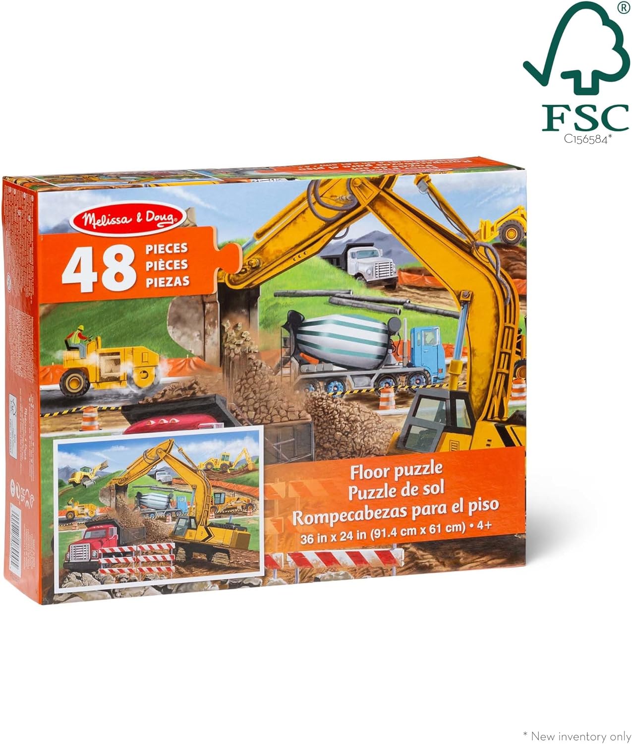 Building Site Floor Puzzle, 48 pc